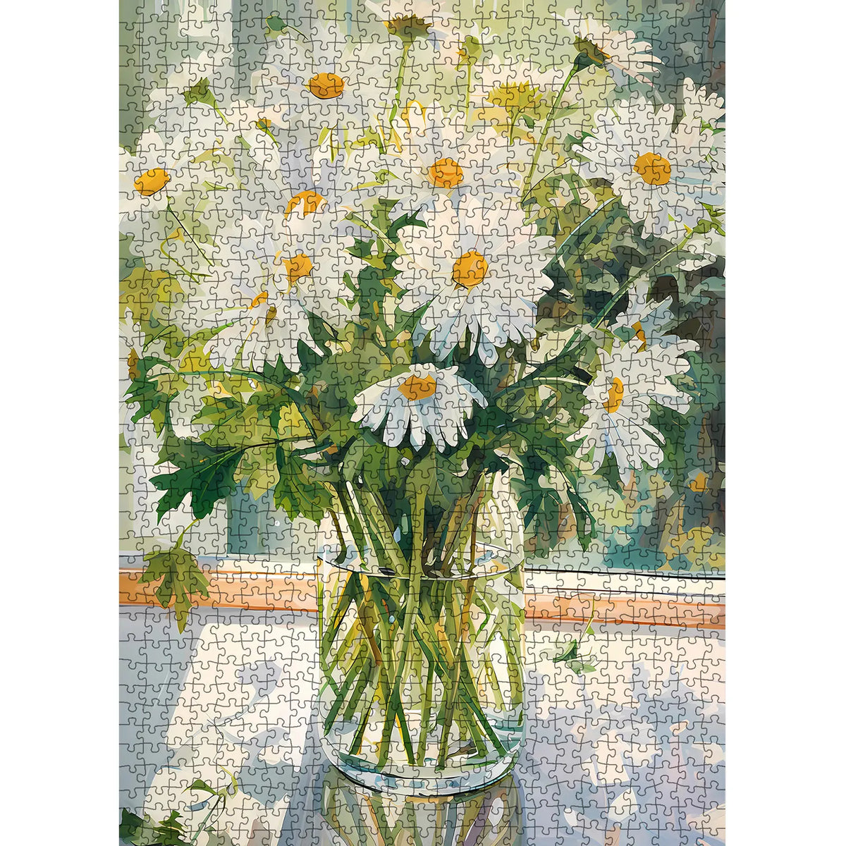 Tucocoo Hydrangea Flower 1000 Pieces Jigsaw Puzzle, Mother’s Day Gift, Colorful Home Game Stress Relief Brain Training Challenging Wall Decor Gift Idea, 27.56x19.69inch 70x50cm