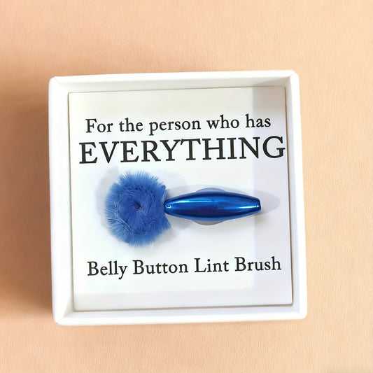 Funny Navel Brush Gift "For Everyone"-Portable Soft Hair Plastic Cleaning Brush, 4 Colors Available (Pink, Blue, Yellow, Green)-Humorous Novelty Gift for Bedroom, Bathroom Or Home Decoration