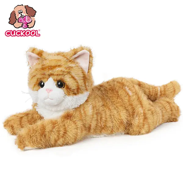 CUCKOOL Oh-So Soft Weighted Lavender-Scented Highland Cow Stuffed Animal - Latex-Free Microwavable Heat-Pad, Anxiety Relief, Whimsical GF Gift, Heatable Stitch Stuff Plush Toy
